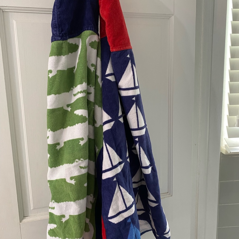 Pottery Barn Hooded Towels